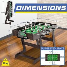 Home Folding Foosball Table - Brown Foldable - View 3