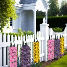 10个装草莓种植袋，带孔悬挂式草莓种植袋，种植袋，栽培袋，带提手种植袋，草莓种植袋，悬挂式草莓/蔬菜种植袋 - 彩色 - 查看 3