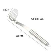 Bộ 2 món: Dụng cụ nghiền khoai tây + Dụng cụ lấy lõi rau củ quả - Dụng cụ nghiền lưới bằng thép không gỉ, thích hợp cho khoai tây, đậu, rau củ, trái cây, bơ, thịt và các nguyên liệu khác. Có 3 kích cỡ để lựa chọn. - Bạc - Xem 8