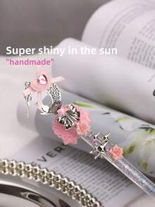 1 chiếc bút bi hình mèo mặt trăng trong vườn hoa, hình hoạt hình 3D dễ thương, khô nhanh, chất lượng cao, thích hợp cho học sinh, thi cử, quà sinh nhật cho trẻ em, bút hình mèo đáng yêu, quà tặng sinh nhật cho trẻ em, đồ dùng học tập. - A - Xem 5