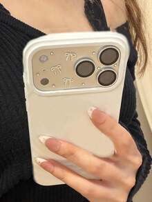 Película protectora de cristal transparente con lazo 3D lindo para el objetivo de la cámara, apta para iPhone 17 Pro Max/17 Pro - transparente - Ver 3