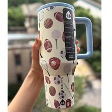 HydrojugTraveler 32 Oz/40 Oz Water Bottle With Handle & Flip Straw - Fits In Cup Holder, Leak Resistant Tumbler-Reusable Insulated Stainless Steel & Rubber Base - Gifts For Women & Men - 運動的 - 查看 2