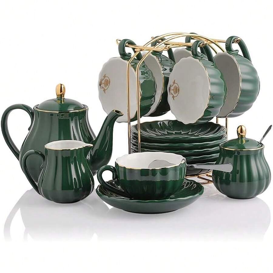 Set da tè - Borse verde giada - Visualizzare 1