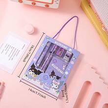 Bộ văn phòng phẩm Sanrio Kuromi 6/12 món hình Cinnamoroll và My Melody gồm bút chì, tẩy, thước kẻ, đồ dùng học tập cho học sinh, quà tặng văn phòng phẩm. - Nhiều màu - Xem 3