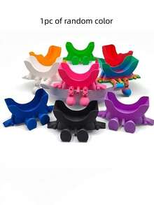 1pc/2pcs 3D Printed Smiling Face Dish Sponge Holder, Drain Rack, 2-In-1 Drain Storage, No Drilling Easy Installation, Waterproof Durable Space-Saving, Kitchen Sink Organizer - Random Color - View 12