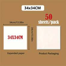 50 Sheets Of Semi-Cooked Rice Paper, Suitable For Oriental Painting, Ink Painting, Chinese Calligraphy, Watercolor Painting And Other Artistic Creations, Suitable For Beginners, Artists And Professionals In Handicrafts - Xuan Paper - View 4