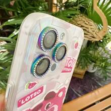 4pcs Rhinestone Lens Protector Stickers Compatible With Apple 17 Pro Max/16/15/14/13/12/11 Series, Anti-Scratch Anti-Drop, Ultra-Clear Pixel Camera Lens Protective Film - Silver - View 10