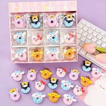 SANRIO Bộ 3/6/12/24/48 cục tẩy hình bánh rán - Văn phòng phẩm hoạt hình dễ thương, quà tặng nhỏ hoàn hảo và phần thưởng cho học sinh. - Nhiều màu - Xem 5