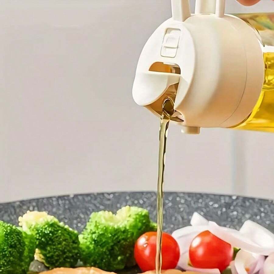 2-In-1 Olive Oil Spray Bottle And Refillable Bottle, Glass Oil Bottle With Tilting Nozzle And Atomizer Sprayer, Cooking Oil Sprayer For Salad, Grilling, Frying, Baking, Kitchen Tool - View 1