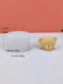 熊头DIY手工香氛石膏多功能硅胶模具 - 熊 - 查看 4