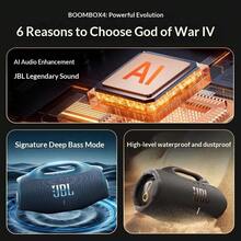 Premium JBL Boombox 4 Bluetooth Speaker IP68 Waterproof AI Sound Boost 34H Playtime Powerful Bass Party Outdoor Speaker Top Rated - 查看 3