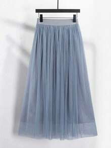 1pc Satin Maxi Dress, Suitable For Ball, Halloween, Cosplay And Party, Available In White, Pink, Burgundy, Light Pink And Bright Pink - Multicolor - View 18