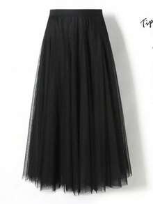 1pc Satin Maxi Dress, Suitable For Ball, Halloween, Cosplay And Party, Available In White, Pink, Burgundy, Light Pink And Bright Pink - Multicolor - View 11