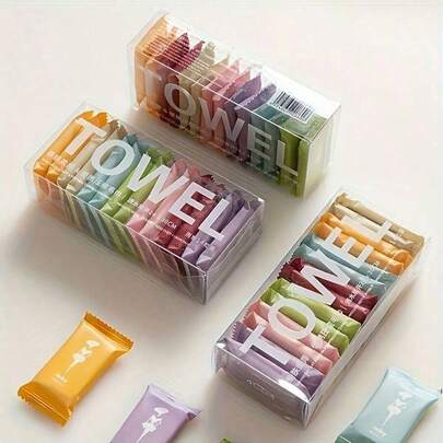 Compressed Towel, Disposable Travel Compressed Face Towel, Portable Thickened Cleaning Paper