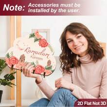 2D Flat, 1pc Cute Wooden Multifunctional House-Shaped Key Holder With 4 Metal Hooks, Suitable For Wall Decor, Porch Decor, Room Decor, Villa Decor, Home Decor All Seasons, 2D Flat - Multicolor - View 12