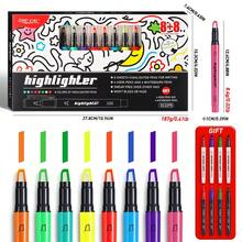 16pcs Set Painting Brush, 8 Colors Non-Smudge Non-Fading Highlighter Pens, 4pcs Fine Tip Drawing Pens, 4pcs Erasable Whiteboard Markers - 16PCS - View 2
