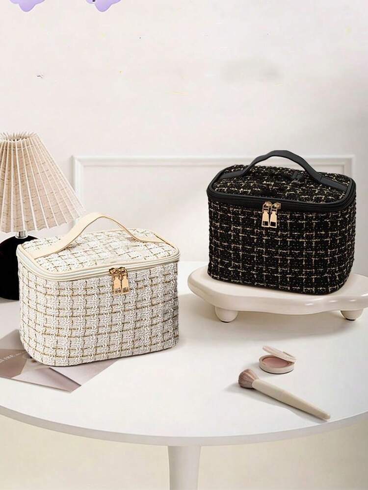 1 Túi đựng mỹ phẩm du lịch cỡ lớn, dung tích lớn, tiện dụng cho mùa hè, túi đựng đồ vệ sinh cá nhân đa chức năng dành cho nữ, túi xách tay, thích hợp để đựng và sắp xếp mỹ phẩm và đồ dùng vệ sinh cá nhân, vật dụng cần thiết khi đi du lịch, thích hợp cho các bãi biển mùa hè, đồ dùng học tập, đồ dùng ký túc xá nữ, thích hợp cho phòng ngủ, phòng tắm, cắm trại và bãi biển, thích hợp làm quà tặng cho người thân và bạn bè, quà tặng cho bạn gái, quà tặng ngày lễ, quà sinh nhật. - nhiều màu - Xem 6
