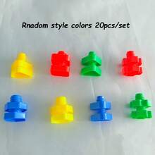 Colorful Nuts And Bolts Set | 5 Pairs/10 Pairs/20 Pairs, Fine Motor Training Puzzle Toy, Shape And Color Matching Toy, Building Game, Block Combination, Screw And Nut Combination Toy, Used To Cultivate Hands-On Ability. Random Color Style - Multicolor - View 5
