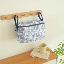 复古油画图案尿布包婴儿车收纳袋，绗缝婴儿包换尿布包，适合新生男婴女婴，旅行收纳包婴儿车包，带婴儿车挂带，爸爸妈妈必备，婴儿用品，母亲节礼物 - 彩色 - 查看 10