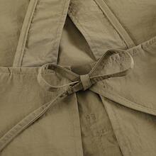 New Style Cross Strap Sleeveless Apron Simple Home Kitchen Cooking Workwear Catering Special Waist Apron Chef - Khaki - View 10