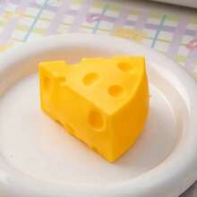 三角形/方形奶酪造型挤压玩具，慢回弹减压玩具，可爱返校用品，适用于办公室、教室和家庭 - / - 查看 7