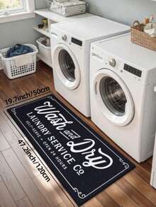 Modern Laundry Room Mat, Soft Groove Mat Entryway Carpet, Kitchen Mat, Bathroom Mat - Machine Washable, Anti-Dust Letter Carpet, Home Decor Holiday Supplies. - Crystal Velvet Mat, Living Room Carpet, Bedroom Carpet, Washable Carpet, Short Plush Carpet, Comfortable Carpet, Soft Underfoot, Home Decor Carpet - A - View 9