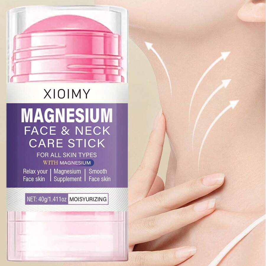 Xioimy 40克镁保湿面部及颈部护理棒，深层滋养，富含维生素C、E、透明质酸，平滑亮泽，适合所有肤质。 - 數量 - 查看 1