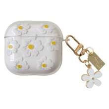 花朵图案 1 件装 第四代/Pro 2 无线蓝牙耳机保护套 - 彩色 - 查看 4