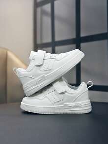 Giày thể thao trắng dành cho thanh thiếu niên, giày casual đi học, giày trắng dành cho học sinh hoạt động ngoại khóa, phù hợp cho mọi mùa. - trắng - Xem 4