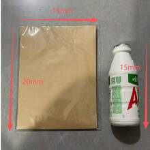 100张加厚未漂白不粘烘焙纸，适用于空气炸锅、烧烤、蒸面包、蛋糕和食品包装 - 彩色 - 查看 10