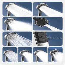 High Pressure Handheld Shower Head, 9 Spray Modes Strong Detachable High Flow Bathroom Shower Head, Bathroom Accessories - For Shower Use Only - Handheld Shower Head - View 6