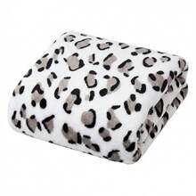1pc Flannel Baby Blanket, Soft & Comfortable Leopard Print Blanket, Stroller Wind Proof Blanket, Suitable For Baby Use In All Seasons - Multicolor - View 9