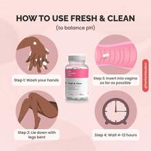 Bye Dryness, Hello Comfort – Feminine Balance Duo |   Vaginal Moisture Suppositories + Intimate Relief Capsules |   Restore PH, Feel Fresh & Confident |   Best Value Bundle - Fresh & Clean Vaginal Suppositories (1-pack) - View 3