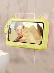 1 cái giá đỡ điện thoại xoay chống nước, chống sương mù dùng trong phòng tắm/nhà bếp, không cần khoan, lý tưởng để sử dụng khi tắm và xem video. - Nhiều màu - Xem 8