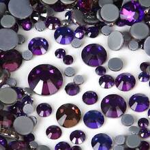 YONGNING SS6-30 Mixed Size Crystal Hot-Melt Transparent Glass Rhinestone Flat Back Decorative Pieces DIY Rhinestone Application For Shoes, Clothing, Hats And Other Daily Items - Mixed Size - View 18