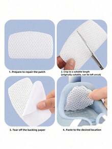 2/4pcs Mesh Sneaker Heel Grips, Self-Adhesive Shoe Heel Protectors, Sports Shoes Heel Care Products,Shoe Rack,Storage Saver,Outdoor,Garden,Travel Essential,Portable,Beach Essential,Graduation Season,Commencement,Graduation Ceremony,Graduation Gift,Graduation Present,Graduation Gift,Graduation Present,Congrats Grad,Congratulations Graduate,Valedictorian,Finish School,Graduation Party - Rectangle - View 5