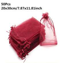 50个装葡萄水果保护袋 花园网袋 农业果园害虫防治防鸟网蔬菜袋 - A - 查看 13