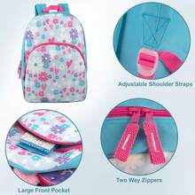 15 Inch Kids Backpacks For Boys & Girls |   Preschool, Kindergarten, Elementary School Backpacks With Adjustable, Padded Straps, Perfect For Little Students' School Days (Stellar Space) - Hoa cúc nhảy múa - Xem 1
