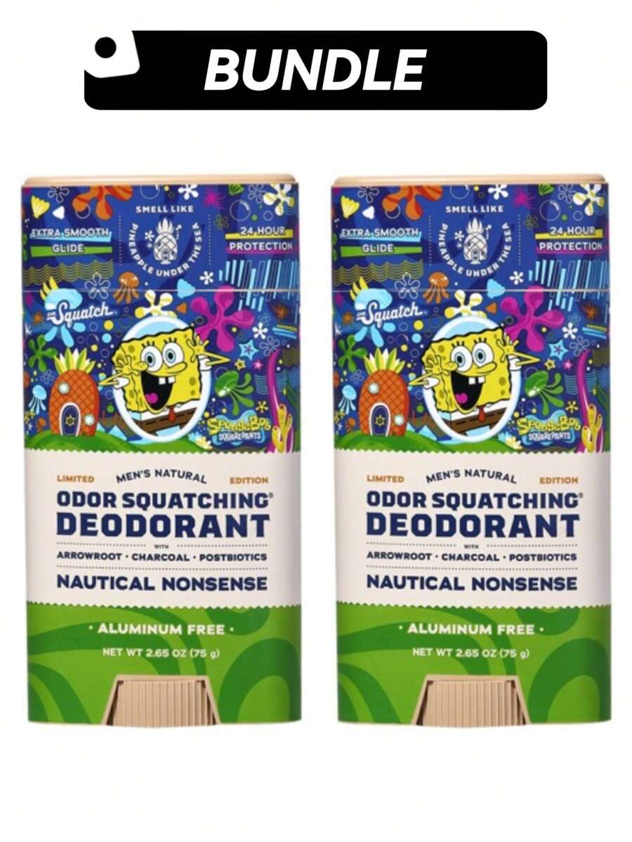 Dr. Squatch 【2 瓶装】男士天然除臭剂（限量版）航海风 75克*2 - 多樣化香型 - 查看 1