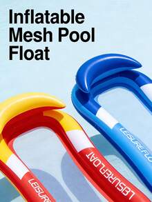 1 pieza Sillón inflable con respaldo, balsa flotante para adultos para piscina y playa en verano, uso en fiestas, regalo perfecto de verano, sillón flotante para piscina, inflable para piscina, artículos esenciales de playa, flotador de piscina - Multicolor - Ver 4