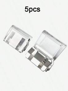 2/5/6pcs Invisible Pant Leg Clips, Can Shorten Pant Length, Prevent Dragging, No Sewing Required, Rolled Edge Clip Design, Waterproof, Portable, Suitable For Jeans/Casual Pants/Sweatpants/Dress Pants, Also Can Be Used As Window Fixers. Seamless Hidden Pant Leg Clips, Pants Accessories, Clothing Accessories - A - View 13