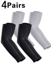 4-Pack Unisex Cooling Arm Sleeves, Sports Compression Sleeves, Suitable For Various Holidays Such As Thanksgiving, Mother's Day, Valentine's Day, And Everyday Gift Giving - A - 查看 2