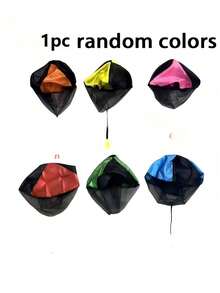 1pc/2pcs/5pcs Outdoor Fun Hand Throw Parachute Toy Set - Multiple Colors Available, Portable Pocket Size, Great For Interactive Games With Friends, Suitable For Beach, Park, Yard, Family Activities, Graduation Gifts, Party Competitions And School Prizes - Multicolor - View 9