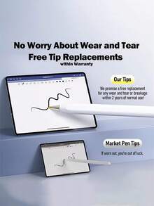 3/6/9pcs Replacement Nibs, Compatible With Apple Pencil 1st/2nd Generation, Nibs Compatible With IPad Pro Pencil 1st/2nd Generation - Multicolor - View 7