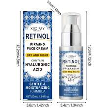 Xioimy 50毫升视黄醇和玻尿酸面霜，强效提拉紧致保湿霜，蕴含维生素E、C、烟酰胺，日夜均可使用，令面部肌肤光滑紧致，深层补水，面部护理 - 數量 - 查看 9