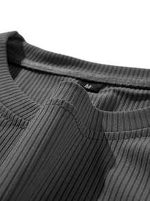 2pcs 2026 Spring/Summer New Arrival Men's Loose Fit Vertical Striped Casual Top - MultiWarna - View 8