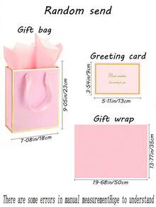 30个玫瑰金高级金属纸礼品袋，带提手和内衬，贺卡 - 金色镶边欢迎卡、感谢卡和礼品袋，非常适合毕业典礼、婚礼、伴郎、新娘、婴儿派对、节日派对、生日、复活节、母亲节和派对礼品。 - 粉金禮品袋 - 查看 4