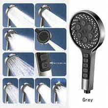 High Pressure Handheld Shower Head, 9 Spray Modes Strong Detachable High Flow Bathroom Shower Head, Bathroom Accessories - For Shower Use Only - Handheld Shower Head - View 7