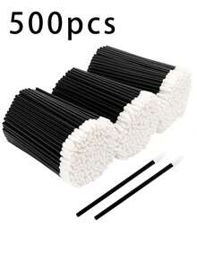 500pcs Disposable Lip Gloss Wands, Professional Makeup Tools For Lashes And Lips, Include Mini Comb, Eyebrow Brush, Lip Gloss Applicator - Odorless Material, Suitable For All Light Skin Tones, Essential For Beauty Salons, Portable Travel Brushes, Scentless Material, Lash Brush Set, Salon Expert, Beauty Enthusiasts - Style 1 - View 15