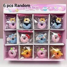 SANRIO Bộ 3/6/12/24/48 cục tẩy hình bánh rán - Văn phòng phẩm hoạt hình dễ thương, quà tặng nhỏ hoàn hảo và phần thưởng cho học sinh. - Nhiều màu - Xem 9